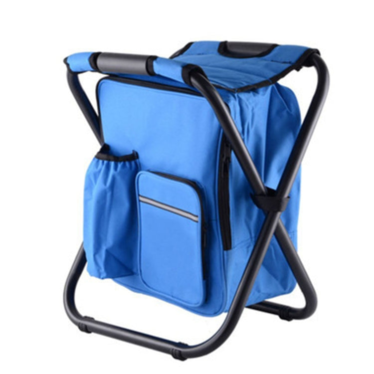 Sedia da campeggio pieghevole portatile per esterni Sedia da spiaggia per pesca leggera Sedia pieghevole in tubo di acciaio inossidabile con borsa del ghiaccio, Stainless Steel Folding Chair(Black), Stainless Steel Folding Chair(Green)