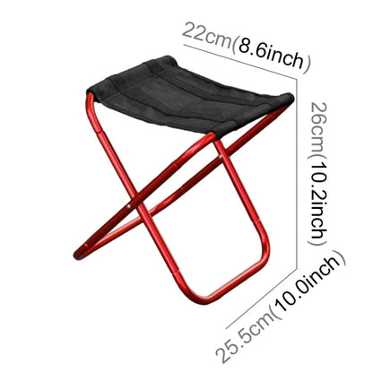 Sgabello pieghevole portatile da esterno, dimensioni: 25 * 22 * 26 cm, 8013