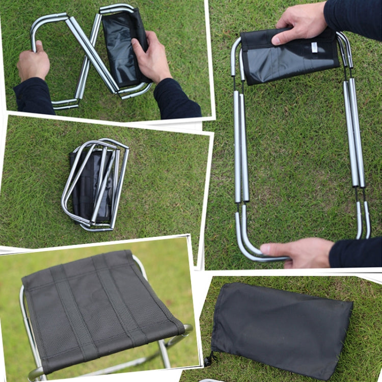 Sgabello pieghevole portatile da esterno, dimensioni: 25 * 22 * 26 cm, 8013
