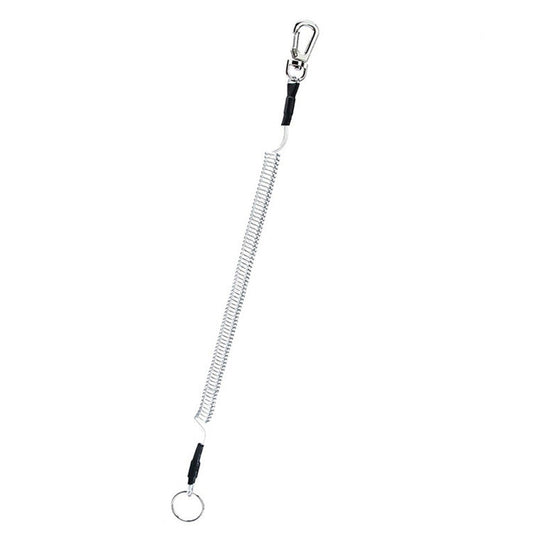 cordino-a-molla-in-tpu-anti-smarrimento-multifunzionale-per-esterni-lunghezza-32-cm-anti-lost-keychain-transparent-anti-lost-keychain-grey-anti-lost-keychain-green - immagine 1