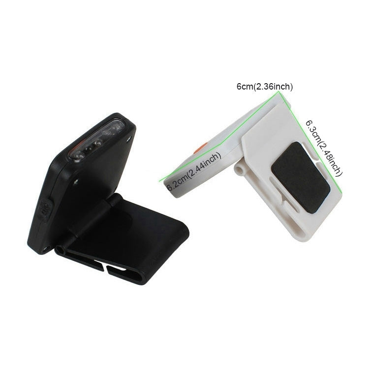 Lampada frontale da pesca con sensore a infrarossi portatile, ricaricabile a LED, con clip, per pesca, campeggio, escursionismo