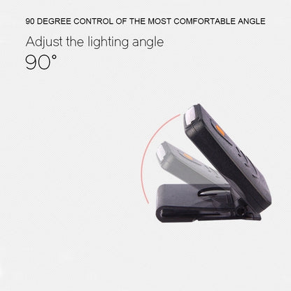 Lampada frontale da pesca con sensore a infrarossi portatile, ricaricabile a LED, con clip, per pesca, campeggio, escursionismo