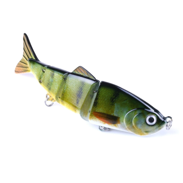 HENGJIA JM022-X 12 cm 16,8 g Esche artificiali in plastica multi-sezione con esche artificiali con amo triplo, consegna colore casuale, JM022-X 12cm