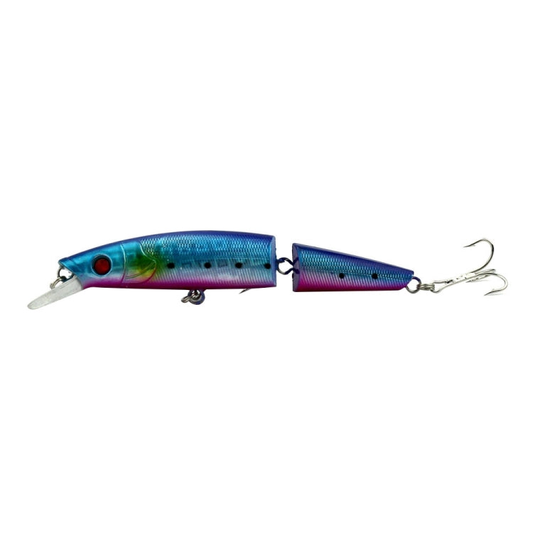 HENGJIA JM007-X 14 cm 20,2 g 2 sezioni esche rigide in plastica esche da pesca artificiali con gancio triplo, consegna colore casuale, JM007-X 14cm