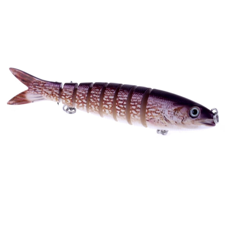 HENGJIA JM024-X 6# 13,6 cm 18,7 g Esche artificiali in plastica multi-sezione con esche artificiali con amo triplo, consegna colore casuale, JM024-X 6# 13.6cm