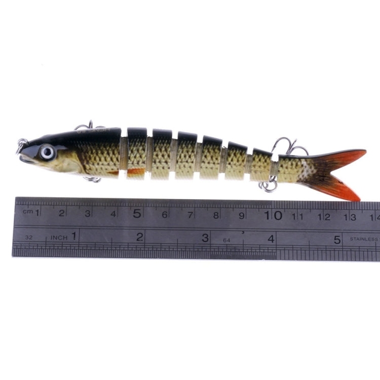 HENGJIA JM024-X 6# 13,6 cm 18,7 g Esche artificiali in plastica multi-sezione con esche artificiali con amo triplo, consegna colore casuale, JM024-X 6# 13.6cm