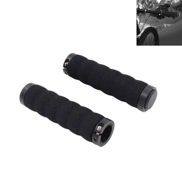 Set di 2 Manopole Comfort in Spugna per Bicicletta MTB AG30, Cucite a
