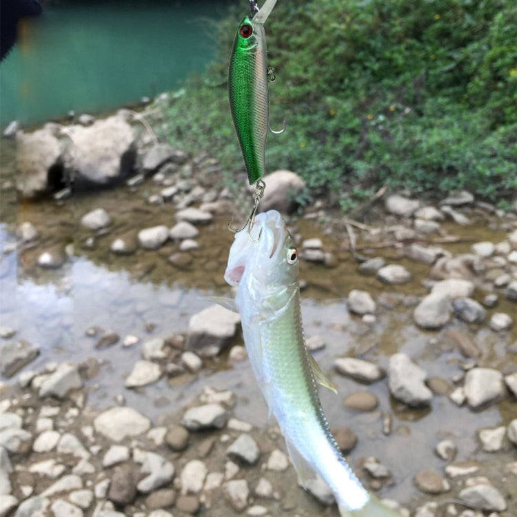 HENGJIA 6 PZ 8,5 cm 8,9 g Minnow Esche rigide in plastica Set di esche da pesca Esche per attrezzatura da pesca, 6 PCS 8.5cm 8.9g
