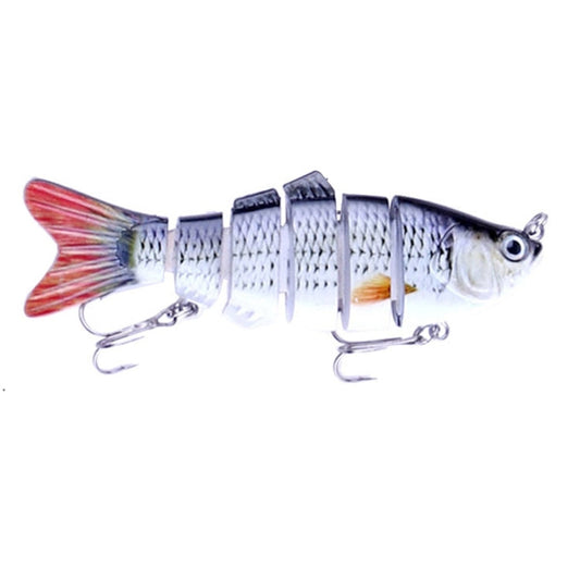HENGJIA JM020 11cm 18g Esche rigide in plastica multi-sezione Esche da pesca Set Esche da pesca, 1#, 2#, 3#, 4#, 5#