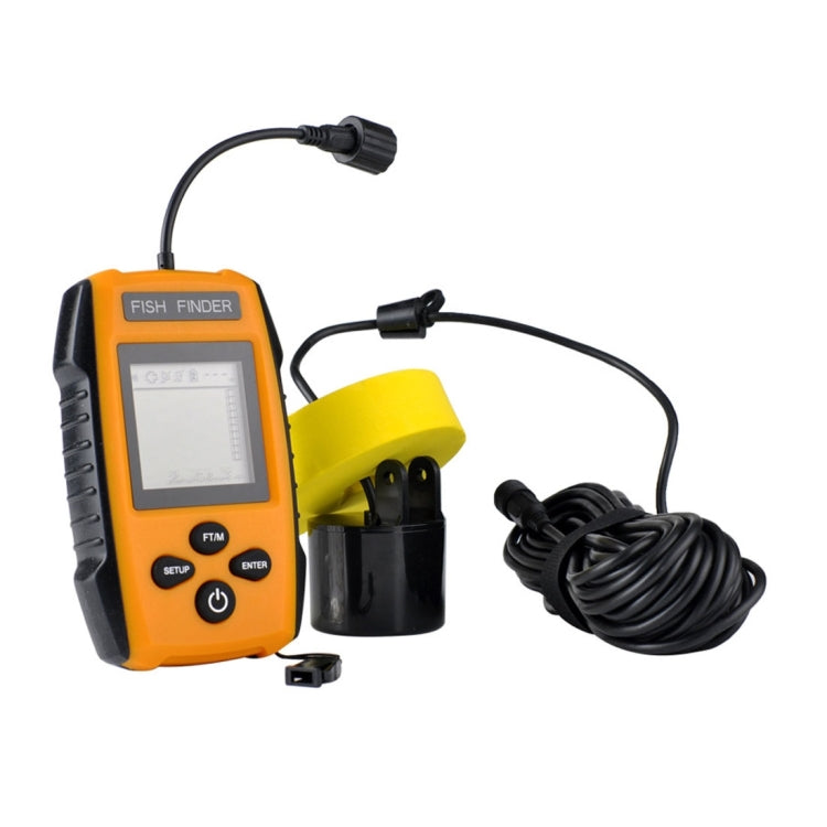 Fish Finder Portatile Cablato con Sensore Sonar e Display LCD