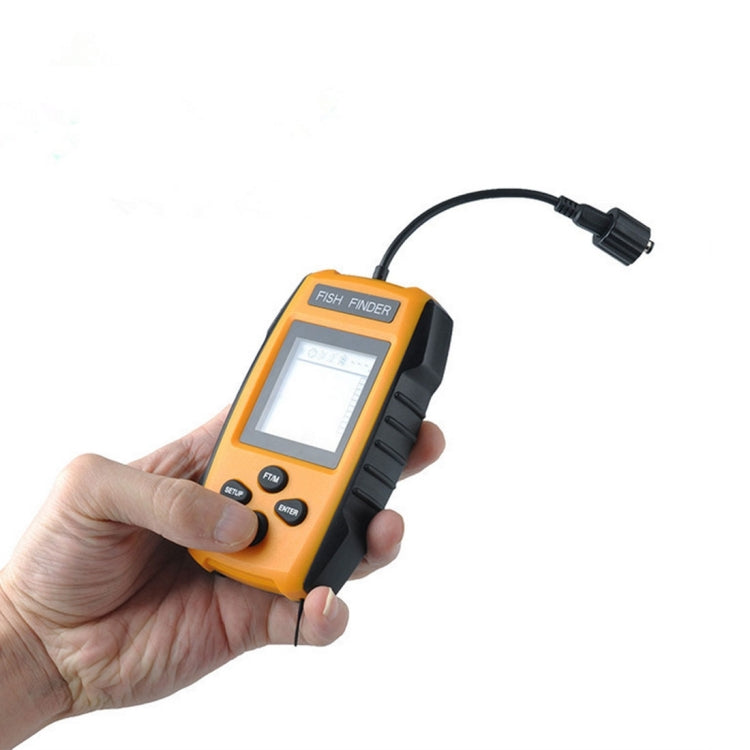 Fish Finder Portatile Cablato con Sensore Sonar e Display LCD