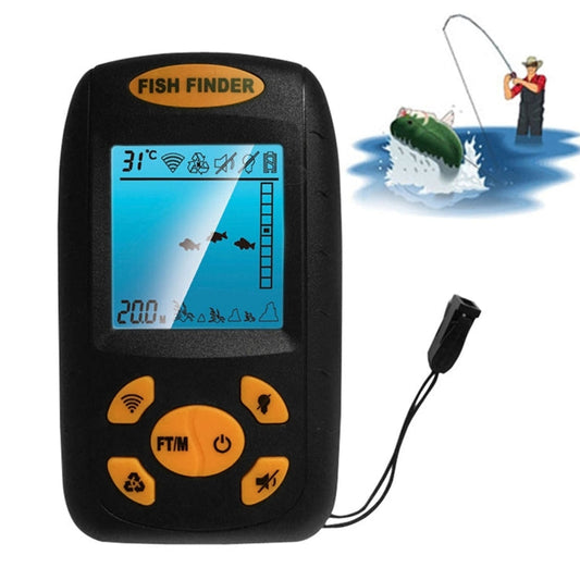 Ecoscandaglio Portatile Ultrasuoni con Display LCD e Sensore Sonar -