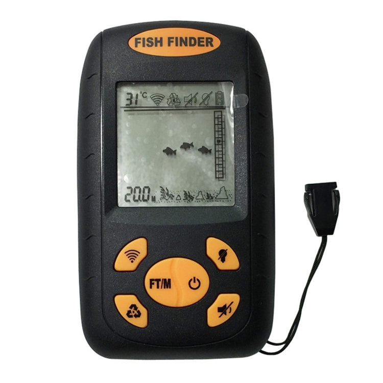 Ecoscandaglio Portatile Ultrasuoni con Display LCD e Sensore Sonar -