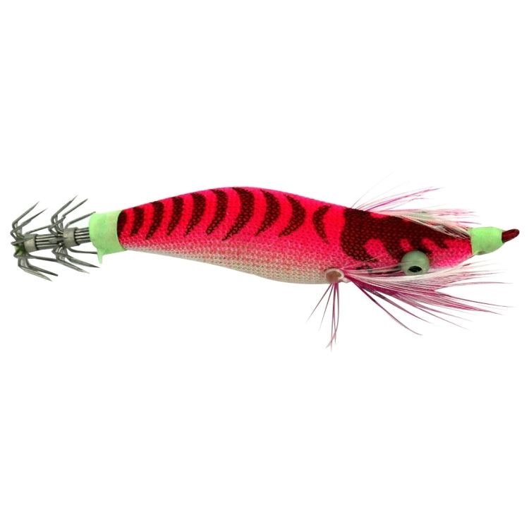 HENGJIA Esche rigide in plastica da 8 cm Esche da pesca per calamari Esche per gamberetti in legno, 1# (Magenta+Dark Red), 2# (Orange + Yellow), 3# (Yellow), 5# (Magenta), 6# (Orange), 7# (Blue)