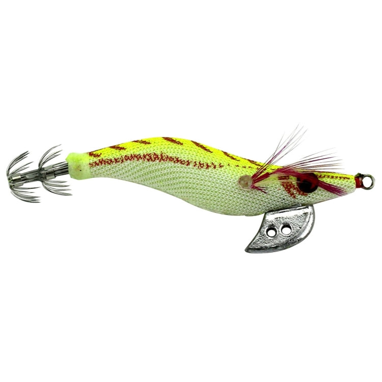 HENGJIA Esche rigide in plastica da 8 cm Esche da pesca per calamari Esche per gamberetti in legno, 1# (Magenta+Dark Red), 2# (Orange + Yellow), 3# (Yellow), 5# (Magenta), 6# (Orange), 7# (Blue)