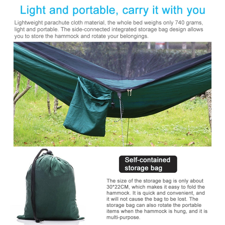 amaca-portatile-da-esterno-con-zanzariera-vari-colori-disponibili - immagine 11