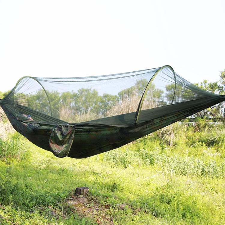 amaca-da-campeggio-automatica-in-nylon-con-zanzariera-290x140-cm - immagine 2