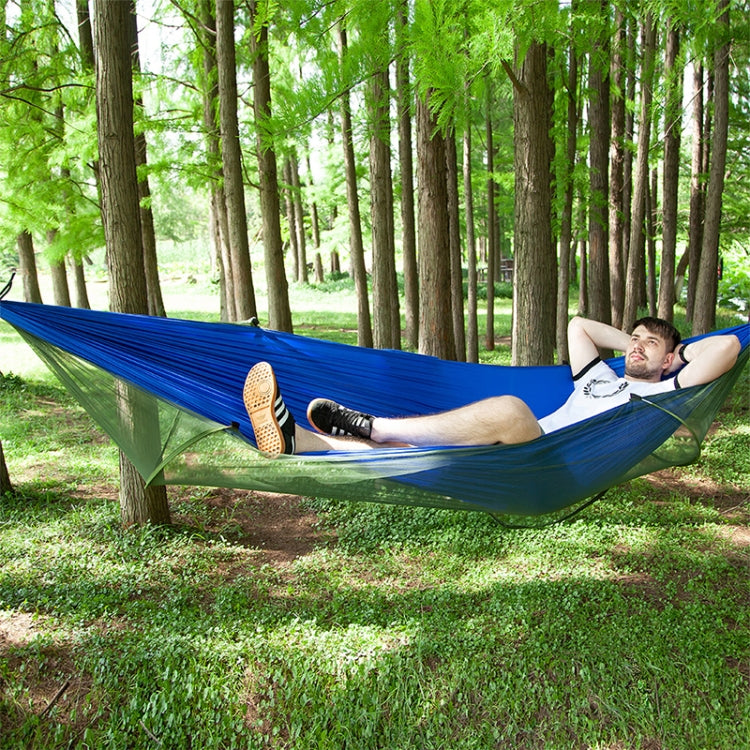 amaca-da-campeggio-automatica-in-nylon-con-zanzariera-290x140-cm - immagine 18