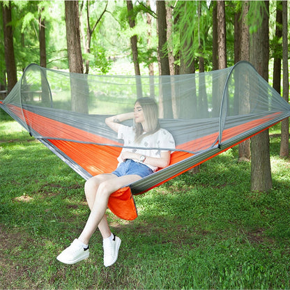amaca-da-campeggio-automatica-in-nylon-con-zanzariera-dimensioni - immagine 1