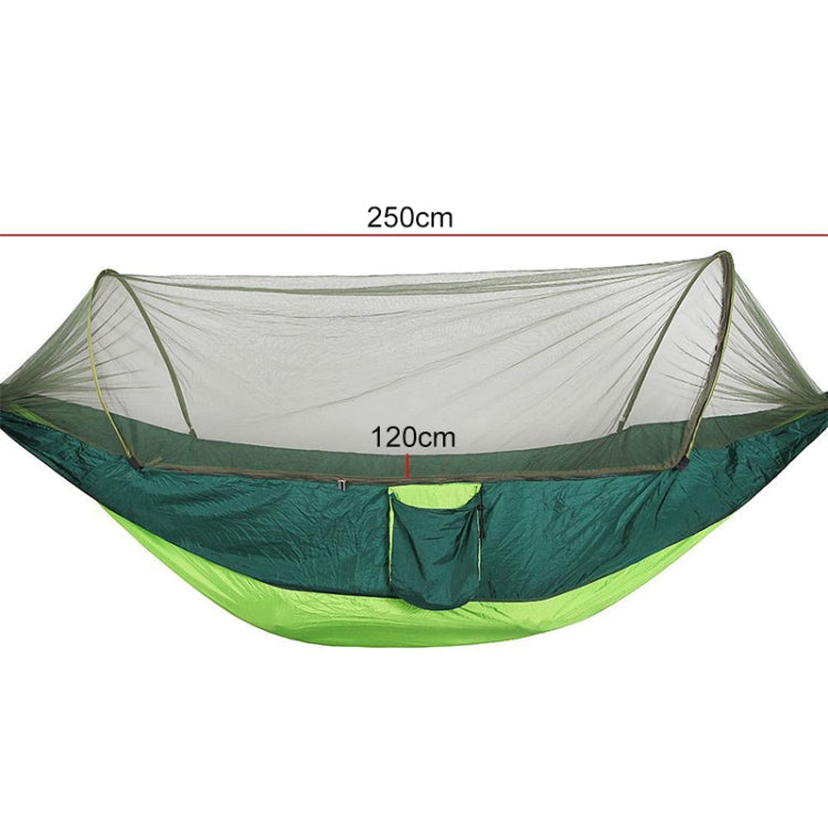 amaca-da-campeggio-automatica-in-nylon-con-zanzariera-dimensioni - immagine 4
