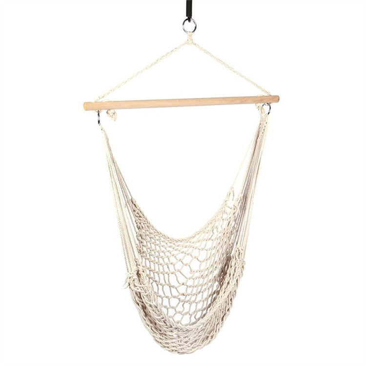 aotu-at6732-amaca-per-sedia-sospesa-con-struttura-altalena-in-rete-di-corda-di-cotone-per-esterni-dimensioni-130x90-cm-size-130x90cm - immagine 2