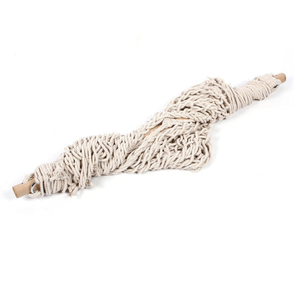 aotu-at6732-amaca-per-sedia-sospesa-con-struttura-altalena-in-rete-di-corda-di-cotone-per-esterni-dimensioni-130x90-cm-size-130x90cm - immagine 3