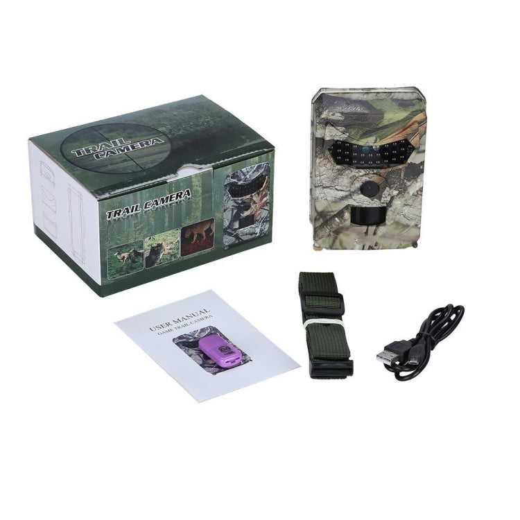 PR-100 1MP IP54 Telecamera da caccia di sicurezza per visione notturna IR impermeabile, programma Sunplus 1628, grandangolo da 120 gradi, angolo di rilevamento PIR da 100 gradi, PR100