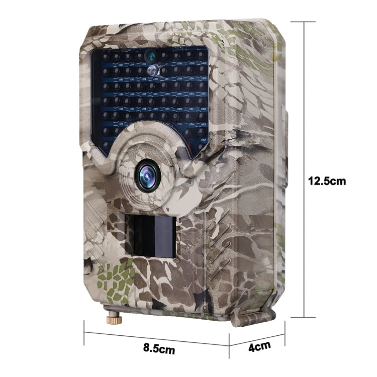 PR-200 IP54 Telecamera da caccia di sicurezza per visione notturna IR impermeabile, grandangolo da 120 gradi, angolo di rilevamento PIR da 100 gradi, PR200