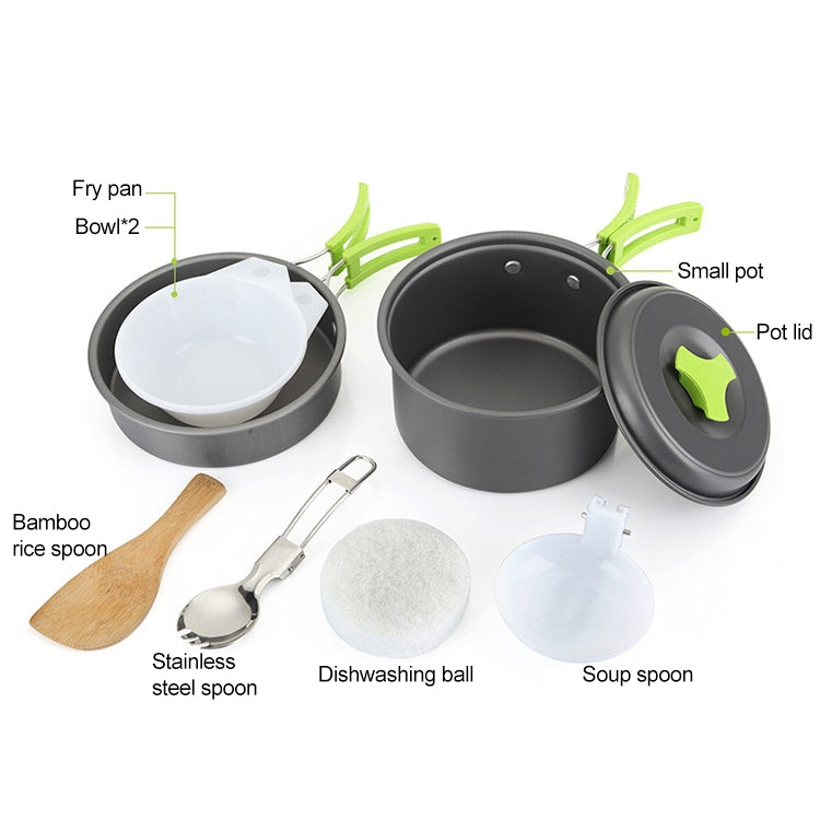 auto-at-6385-stoviglie-da-campeggio-all-aperto-pentole-set-di-pentole-per-1-2-persone-aotu-at6385 - immagine 4