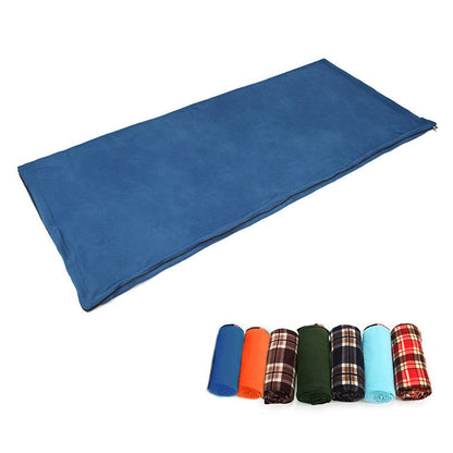 aotu-at6109-sacco-a-pelo-in-pile-da-campeggio-per-adulti-consegna-colore-casuale-dimensioni-180x75-cm-size-180x75cm - immagine 1
