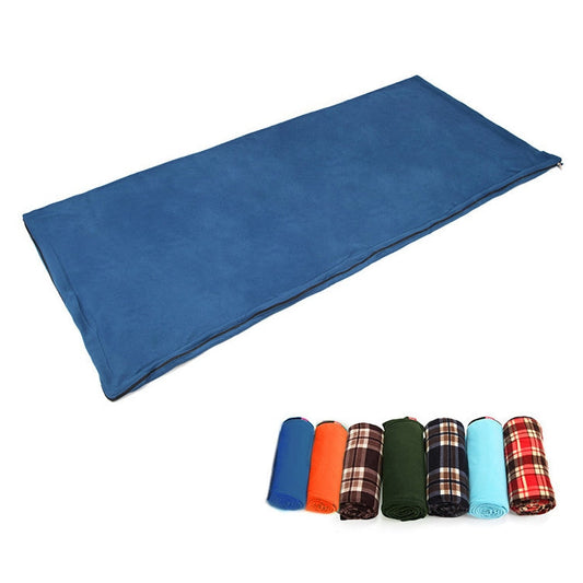 aotu-at6109-sacco-a-pelo-in-pile-da-campeggio-per-adulti-consegna-colore-casuale-dimensioni-180x75-cm-size-180x75cm - immagine 1