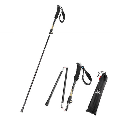 bastoncini-da-trekking-pieghevoli-aotu-at7558-in-sughero-e-alluminio - immagine 1