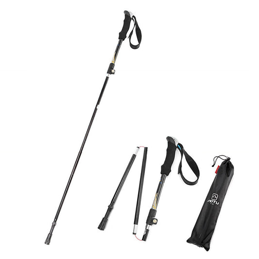 bastoncini-da-trekking-pieghevoli-aotu-at7558-in-sughero-e-alluminio - immagine 1