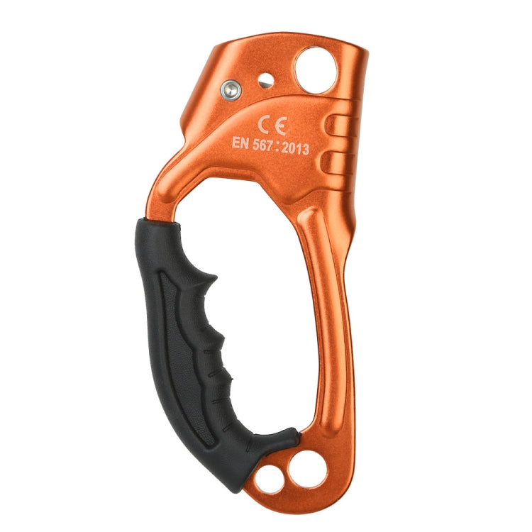 XINDA TP-8606 Pinza per corda portatile anticaduta per lavoro aereo su roccia all'aperto per corda da 8-12 mm di diametro sinistra, Left