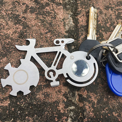coltello-per-carte-in-acciaio-inossidabile-con-strumento-multifunzione-portatile-di-sopravvivenza-all-aperto-a-forma-di-bicicletta-card-knife - immagine 3