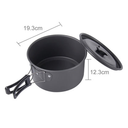 Set di Pentole Impilabili Ultralight da 15 Pezzi per Campeggio -