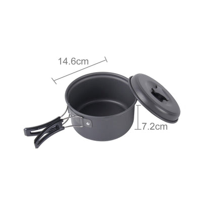Set di Pentole Impilabili Ultralight da 15 Pezzi per Campeggio -