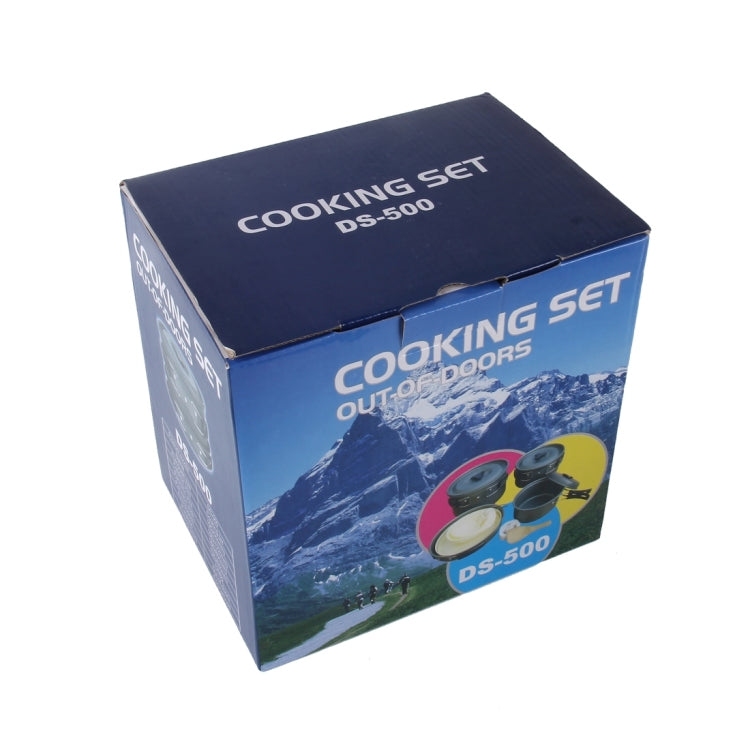Set di Pentole Impilabili Ultralight da 15 Pezzi per Campeggio -