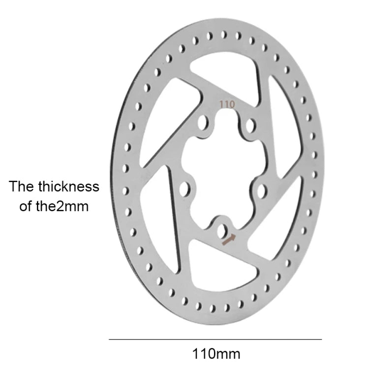 Parti di ricambio per pastiglie rotore disco freno scooter elettrico da 110 mm per Xiaomi Mijia M365, Brake Disc Rotor Pad