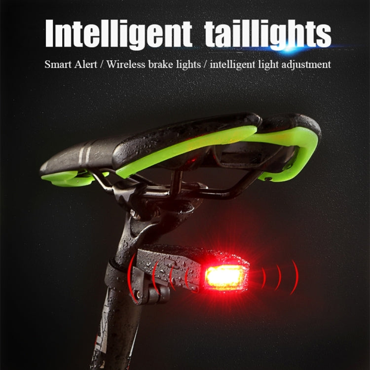 Fanale Posteriore per Bicicletta LED COB Intelligente con Telecomando