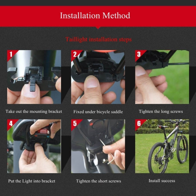 Fanale Posteriore per Bicicletta LED COB Intelligente con Telecomando