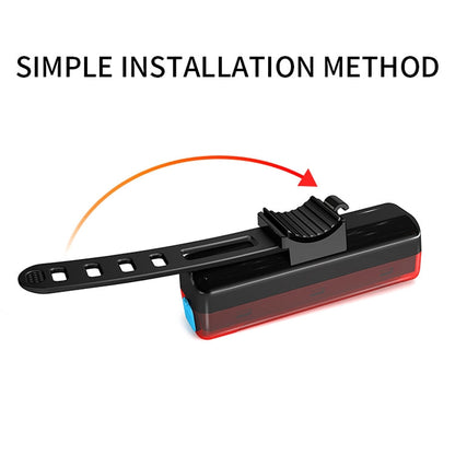 Fanale Posteriore LED per Bicicletta e Moto - Ricarica USB, 100 Ore