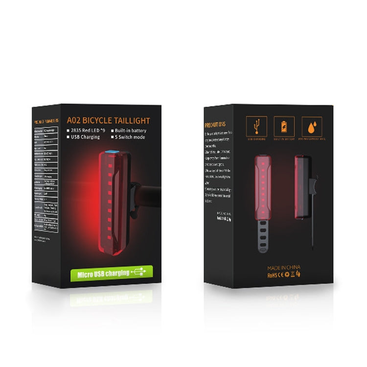 Fanale Posteriore LED Ricaricabile per Bicicletta e Moto - Sicurezza