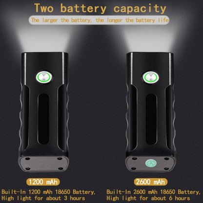 Luce a LED per manubrio anteriore con ricarica USB BX2 (3 ore, lampada T6 + A02), 3 Hours, T6+A02 Lamp