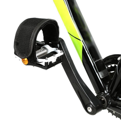 Set di piedini per pedali per bicicletta da 2 pezzi con piedino per trave con cinghie antiscivolo
