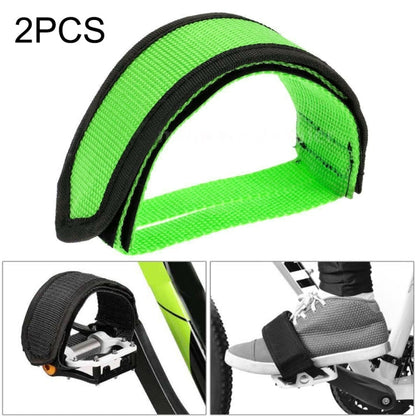 Set di piedini per pedali per bicicletta da 2 pezzi con piedino per trave con cinghie antiscivolo