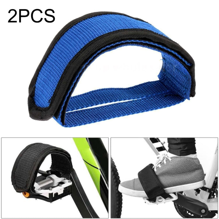 Set di piedini per pedali per bicicletta da 2 pezzi con piedino per trave con cinghie antiscivolo