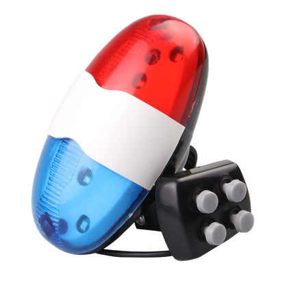 clacson-elettronico-per-bicicletta-a-4-toni-fanale-posteriore-a-led-per-mountain-bike-clacson-multifunzione-per-bicicletta-4-tone-horn-led-tail-light - immagine 2