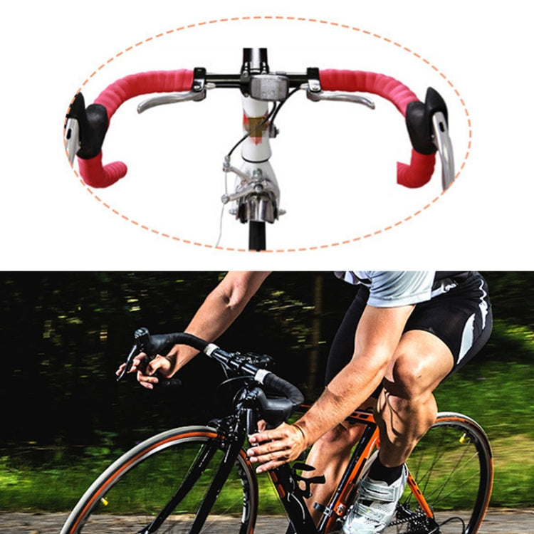 1-paio-di-nastri-per-manubrio-in-sughero-per-bicicletta-sportiva-per-bici-da-strada-2-tappi-per-barra-2m-black-2m-pink-2m-green-2m-blue-2m-red-2m-baby-blue-2m-white-2m-yellow - immagine 7