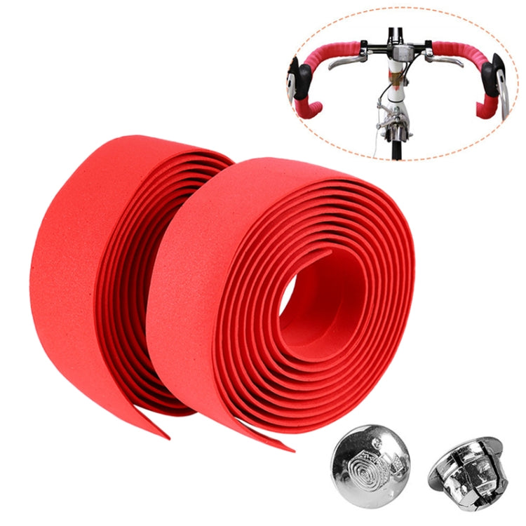 1-paio-di-nastri-per-manubrio-in-sughero-per-bicicletta-sportiva-per-bici-da-strada-2-tappi-per-barra-2m-black-2m-pink-2m-green-2m-blue-2m-red-2m-baby-blue-2m-white-2m-yellow - immagine 12